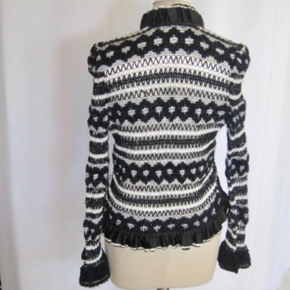 Vintage Lillie Rubin Crochet Open Cardigan - Picture 2 of 7